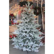 Biely lesný umelý vianočný stromček 3D+2D 210cm