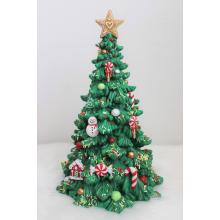 Klasik svietiaci perníkový vianočný stromček 40cm