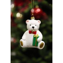 Klasik závesná vianočná ozdoba medvedík 9cm