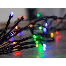 Reťaz MagicHome Vianoce Ceibo, 48 LED multicolor, 8 funkcií, časovač, 3xAA, exteriér, osvetlenie, L-3,50 m