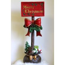 Vianočná stojaca dekorácia Merry Christmas 91cm