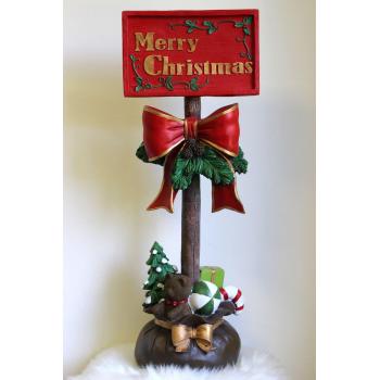 Vianočná stojaca dekorácia Merry Christmas 91cm