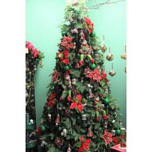 Zelený 3D+2D umelý vianočný stromček 180cm